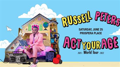 Russell Peters Act Your Age World Tour is Coming To Malaysia in.